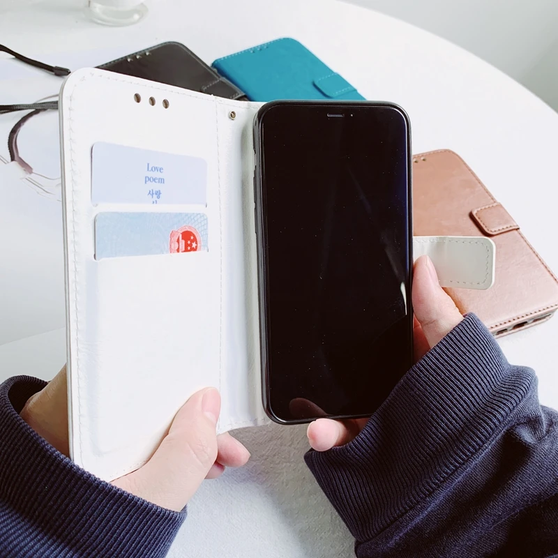 Кожаный чехол книжка Crazy Horse с подставкой мягкий силиконовый для телефона Apple iPhone 5