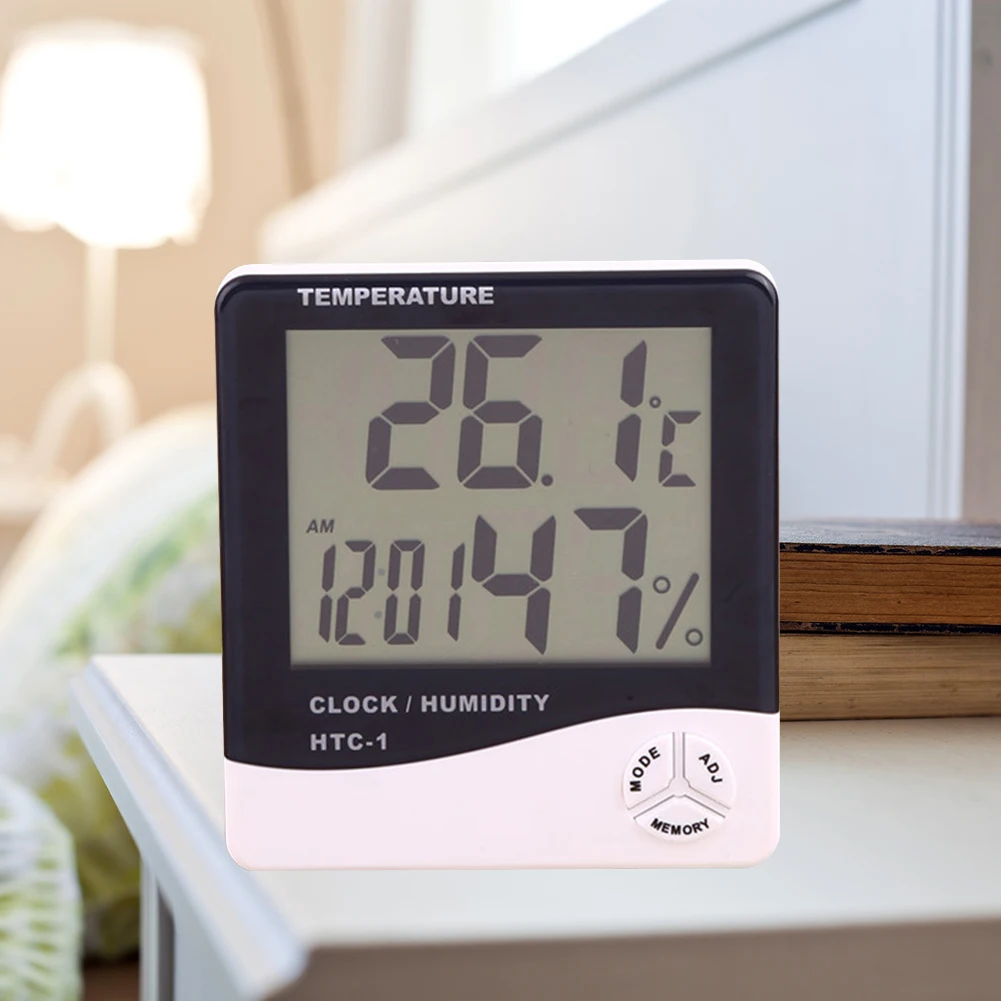 

Humidometer Temperature Home Electronic Thermometer Moisture Meter Gauge Stand Type Hygrometer Weather Station Humidity