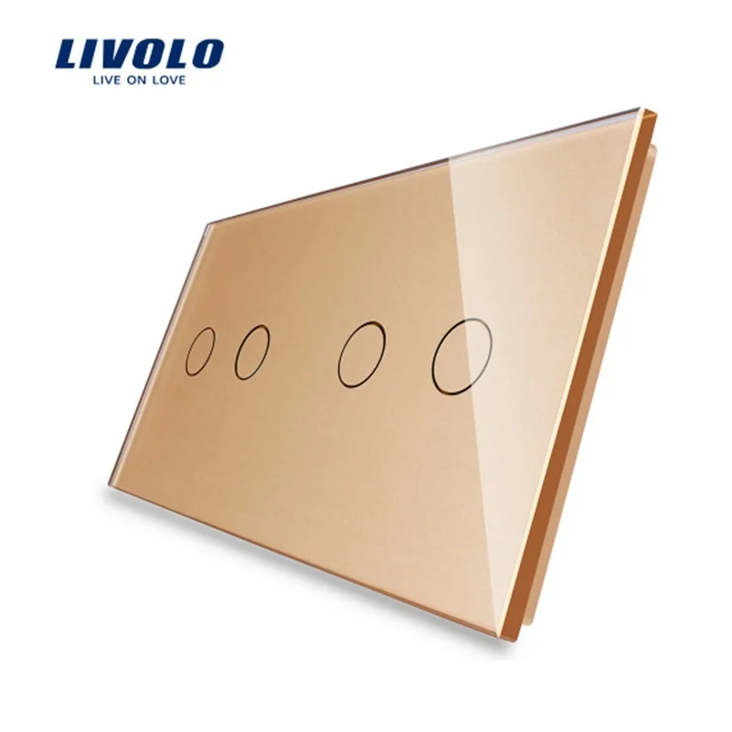 Livolo Easy Life 4 бандовый сенсорный экран с дистанционным управлением роскошная