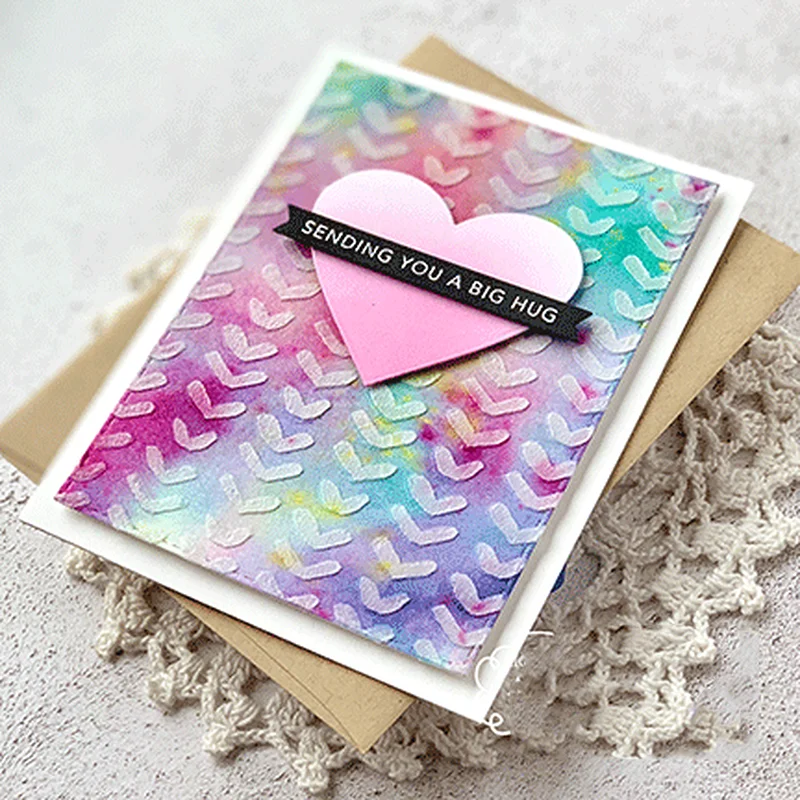

Phrase Letters Ladder Metal Cutting Dies and Clear Stamps for DIY Scrapbooking Crafts Dies Stencil Card Make Album Sheet Decor