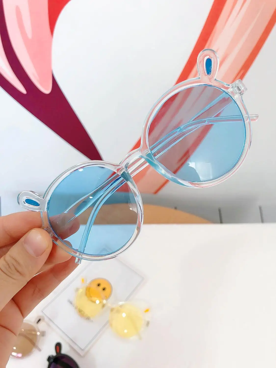 

2021 Fashion Kids Sunglasses Children Lovely Butterfly Glasses Wholesale High Quality Boys Girls Eyeglasses Baby Shades Cat Eye