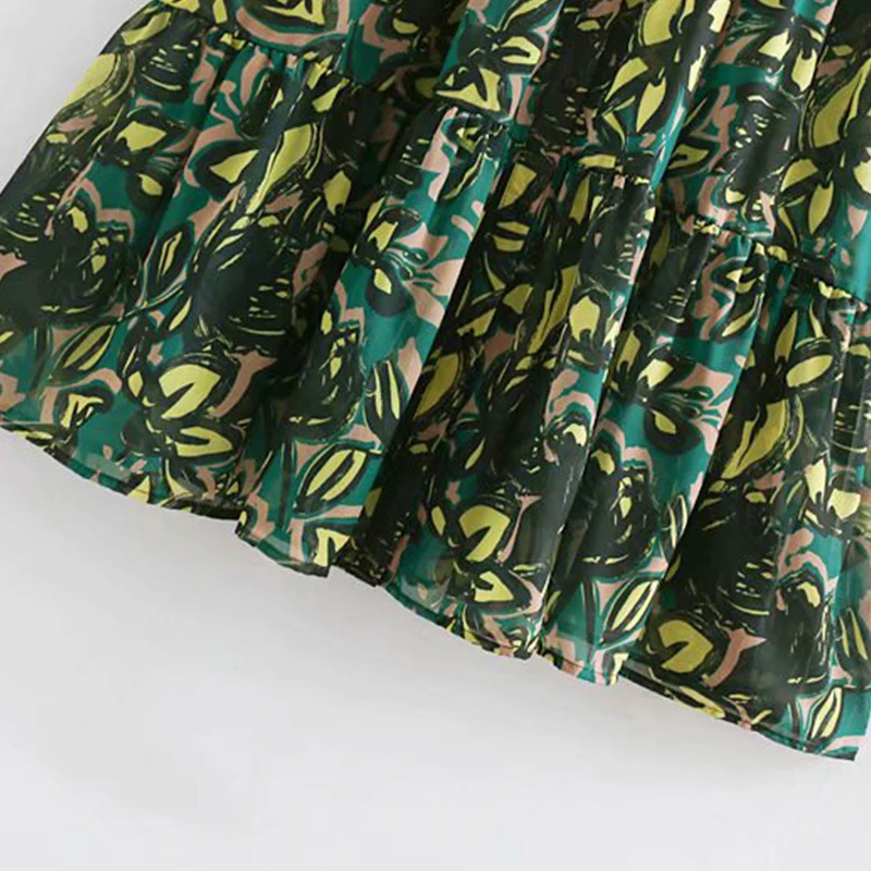 Повседневное платье женское модное макси с принтом винтажное праздничное