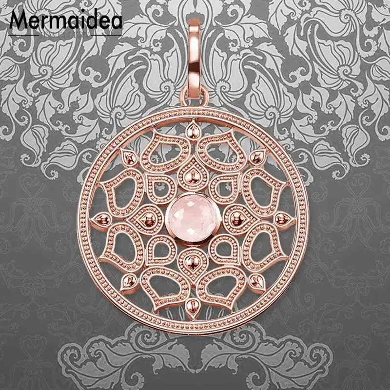 Розовые Подвески с опалом модные ювелирные изделия серебряным покрытием