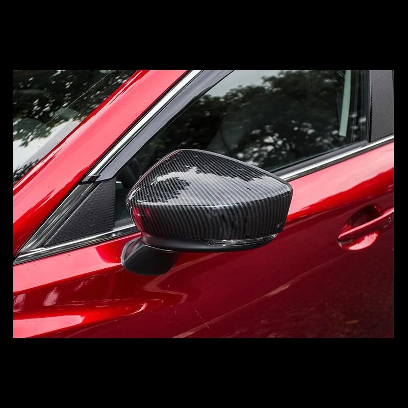 Для Mazda ATENZA 2020 2 шт. углеродное волокно ABS Автомобильная Боковая дверь зеркало