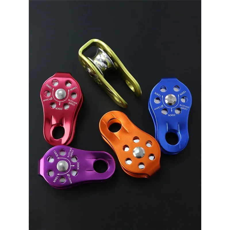 High-quality Rock Climbing Pulley Fixed Side Plate Single Outdoor Survival Tool High-altitude Traverse Traction Gear | Спорт и