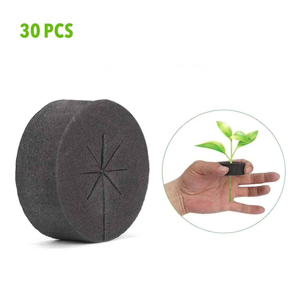 30/60 PCS Garden Clone Collars Neoprene Inserts Sponge Block for 2 Inch Net Pots Hydroponics Systems and Cloning Machines | Дом и сад