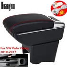 Поворотный подлокотник для VW Polo Vento 2010-2018, центральный контейнер для хранения, подлокотник 2011, 2012, 2013, 2014, 2016, 2015, 2017, 2018