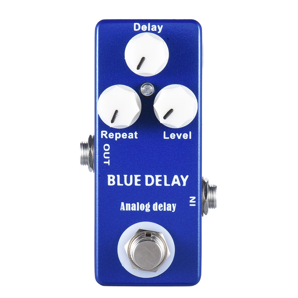 

Гитарные аксессуары Mosky Deep Blue гитарные педали с эффектом Delay, задержка, педаль эффектов