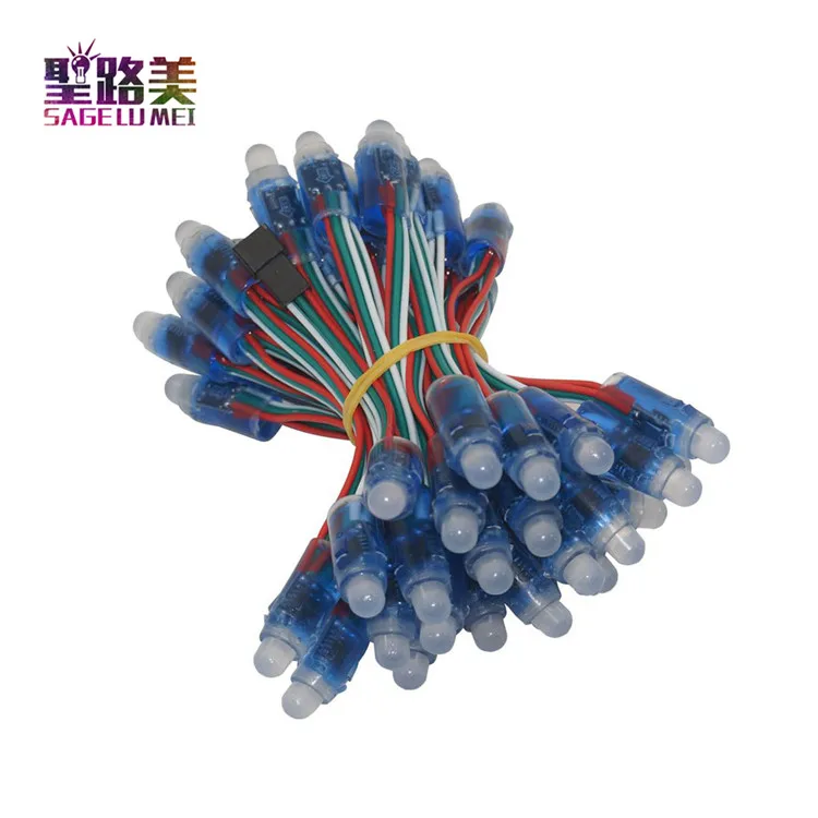 1000 шт. 12 мм WS2811 полный Цвет светодиодный пиксель светильник Модуль DC 5V вход IP68