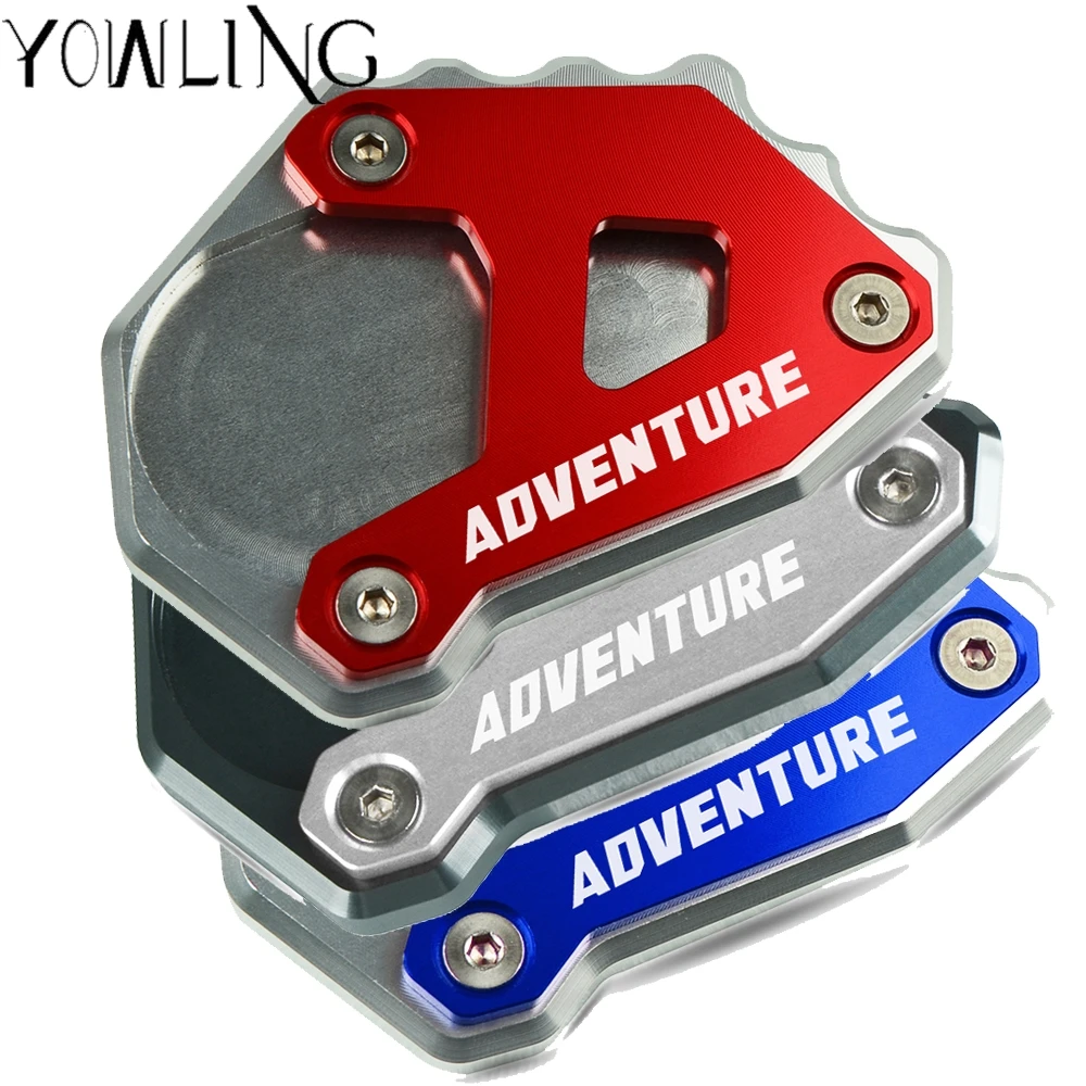 Мотоцикл боковая стойка Pad пластины подставки увеличитель Поддержка расширение