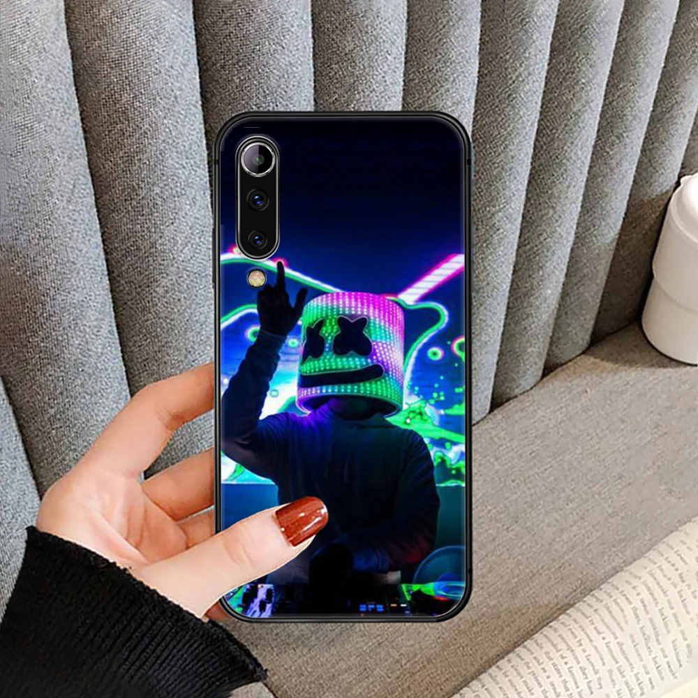 

Fashion DJ Doctom Marshmello Phone Case cover For XIAOMI redmi note K 4 5 6 7 8 9 10 20 30 3 A X Pro ultra black waterproof