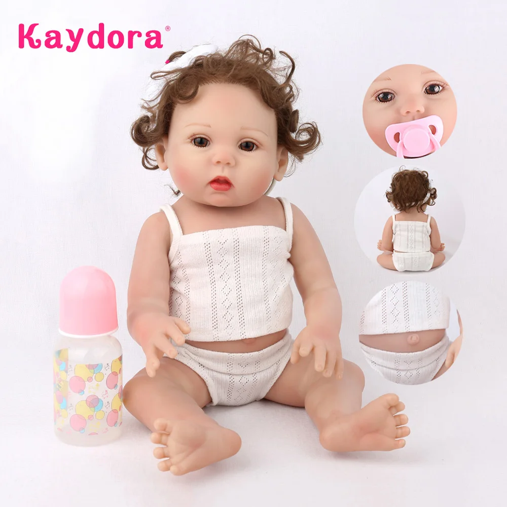 Полностью мягкие силиконовые куклы Новорожденные 18 дюймов 47 см реалистичные для