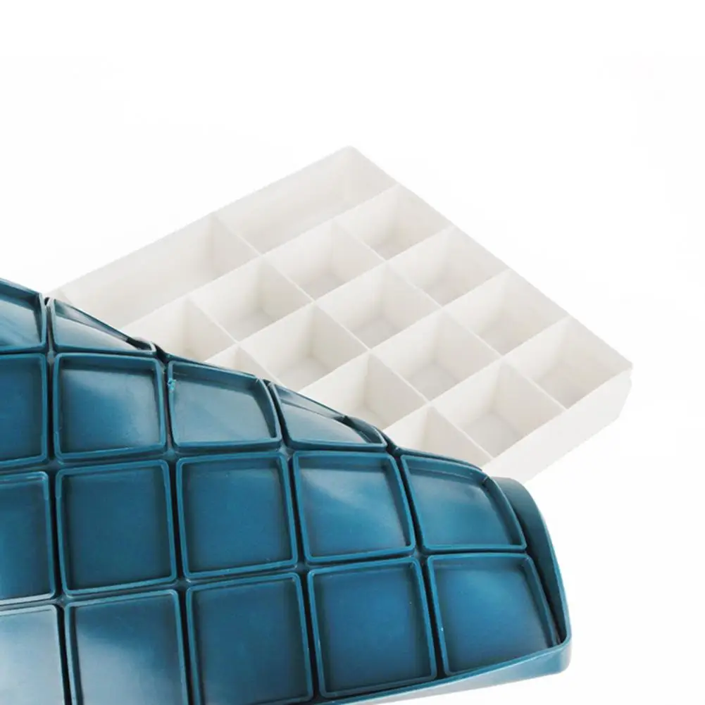 Отсек палитра Водонепроницаемая герметичная пластиковая коробка Пигмент краски