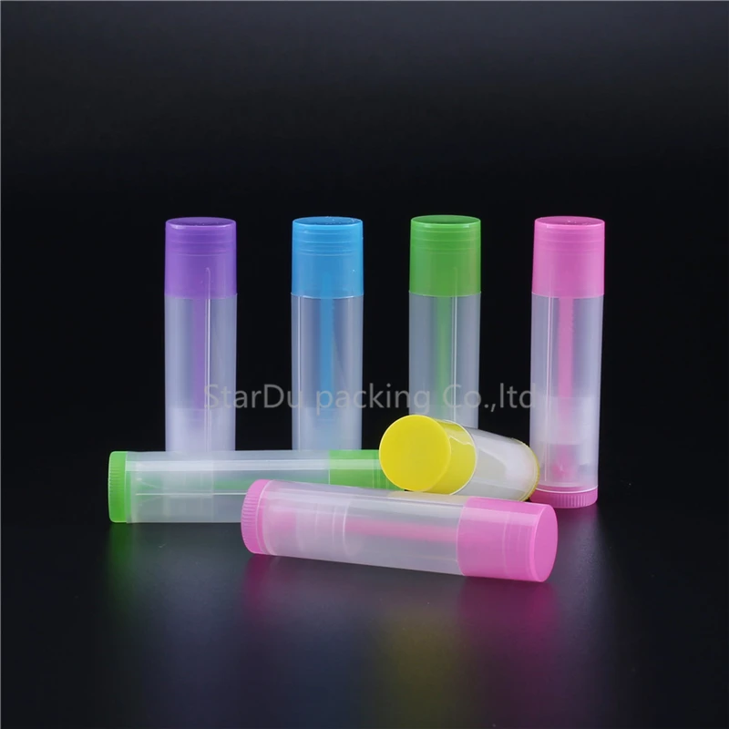 

360PCS/LOT 2020 New Diy Lipstick Cool Liptube 5 Colors Balm Tube Empty 5G Liptubes Containers Lip Tubes Balm Tube