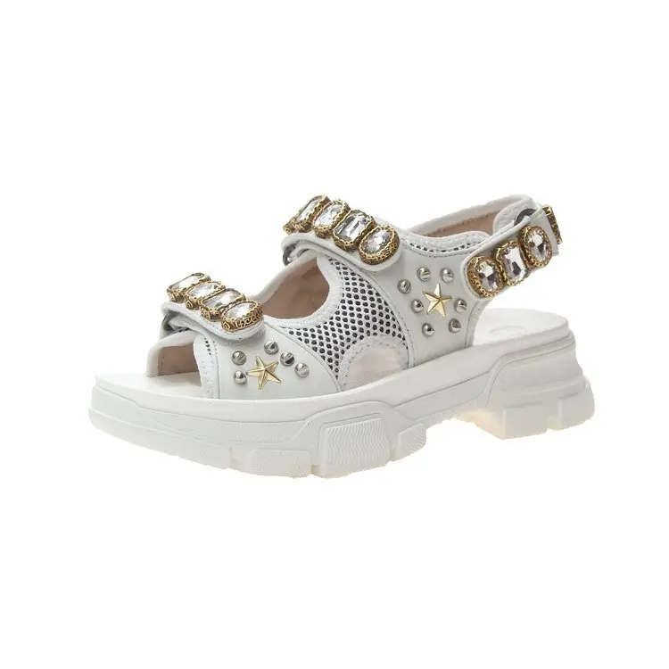 

Trend Woman Heavy Rhinestone Thick Cool Shoe