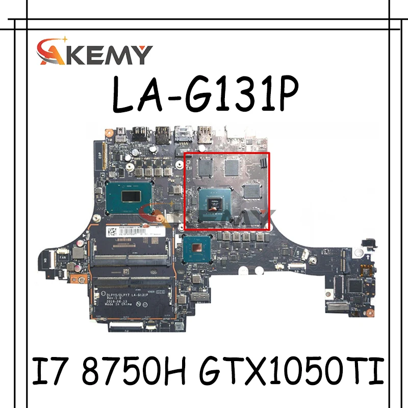 

Akemy DLPY5 / DLPY7 LA-G131P для Lenovo Y730-15ICH ноутбук материнская плата Процессор I7 8750H GPU GTX1050TI 4 ГБ 100% тесты работы 5B20S56957