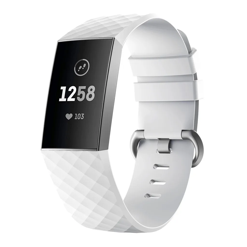 Новый спортивный силиконовый ремешок для смарт-часов Fitbit Charge 4 | Электроника