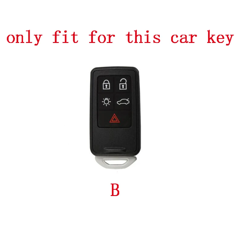 Fashion New Soft TPU Car Key Case Cover For VOLVO S60L S80L XC60 S60 V60 Auto Shell Accessories Protection keychain keyring | Автомобили и