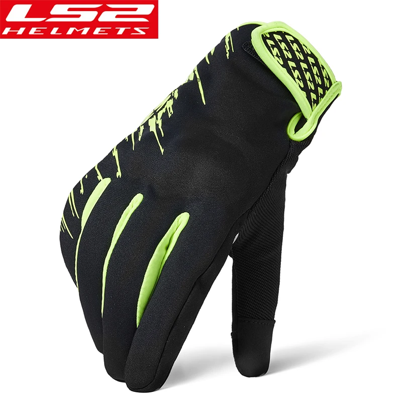 Водонепроницаемые Мотоциклетные Перчатки LS2, ls2 MG002, сохраняют тепло, для езды на мотоцикле, с сенсорным экраном, для осени и зимы