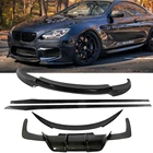 Для набора кузова M6, губа переднего бампера для BMW 6 серии F06 F12 F13 M6 2013-2018, задний диффузор, спойлер, боковые юбки из углеродного волокна
