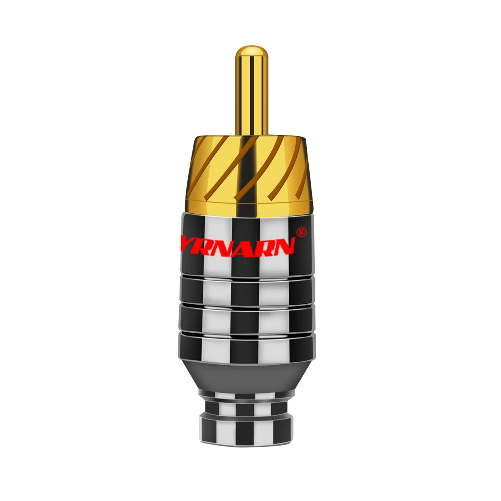 Роскошный паяльный разъем RCA 10 шт./лот для динамика аудио выход/вход адаптер