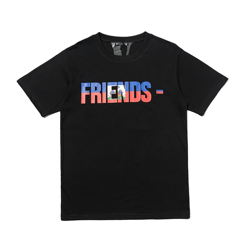 

VLONE men t shirt 100% cotton streetwear Women's T-shirt USA summer Short sleeve brand hip hop tshirt