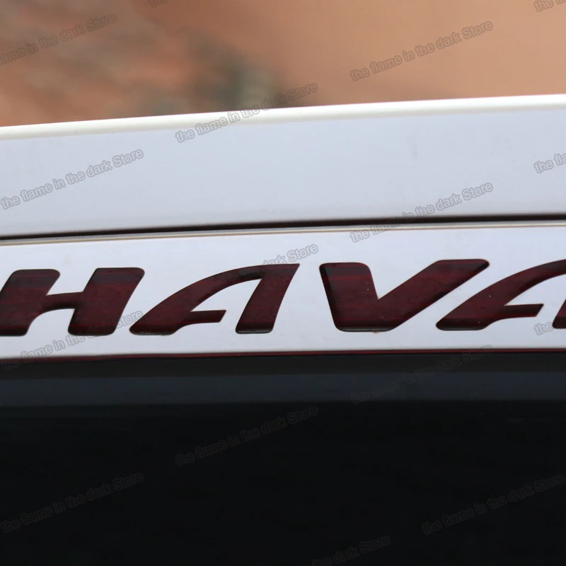 Автомобильный задний стоп светильник Lsrtw2017 из нержавеющей стали полоса для Haval H6