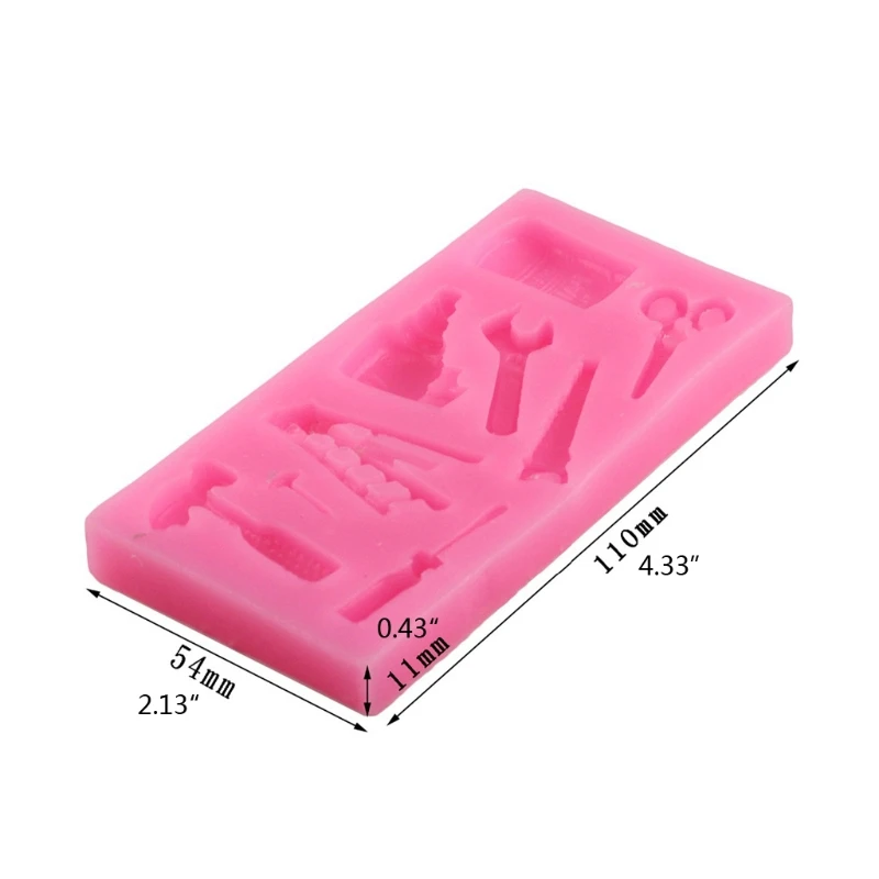 

Mini Hand Tools Silicone Cupcake Fondant Mold Jewelry Pendant Resin Mold Tools