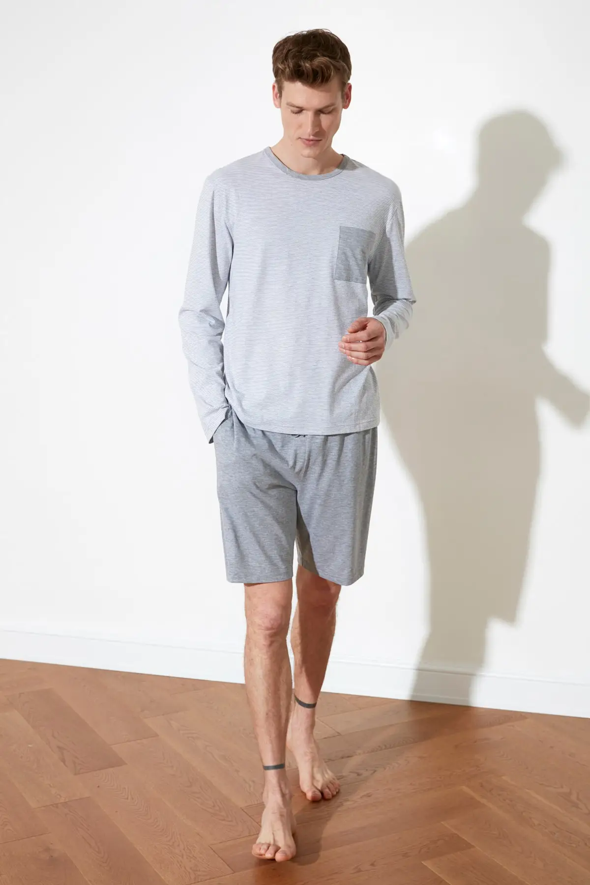 

Trendyol Striped Knitted Pajamas Set THMSS21PT0305