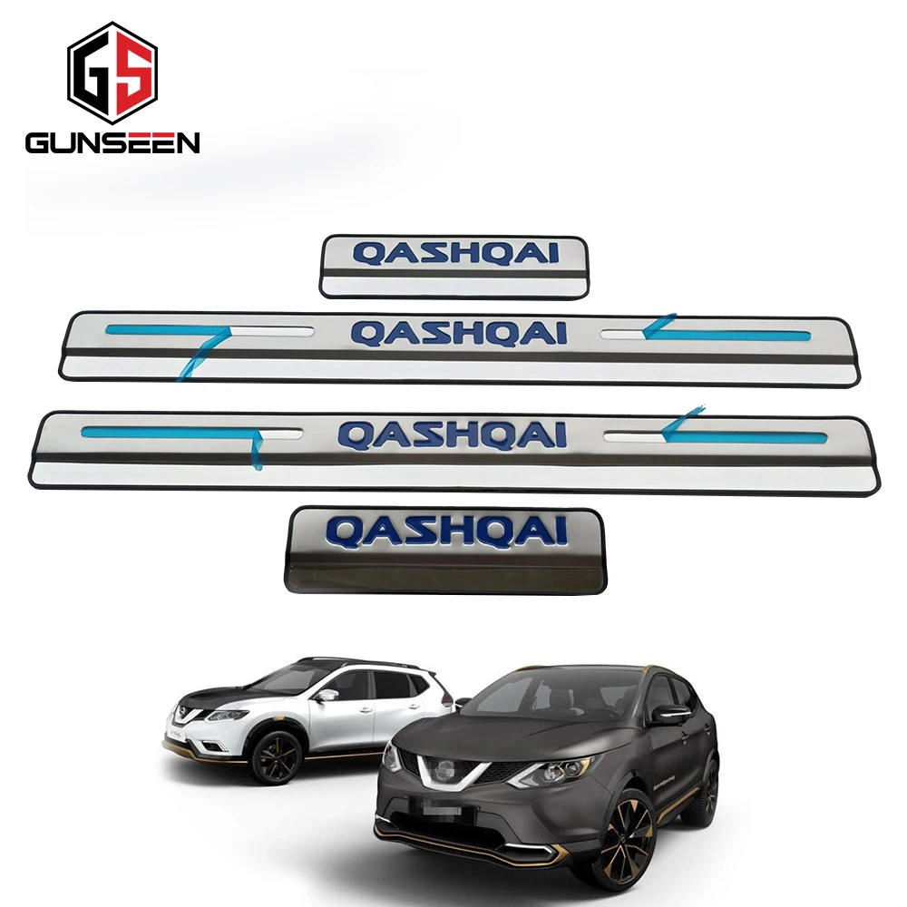 Автомобильный Стайлинг для Nissan Qashqai порог J11 накладка из нержавеющей стали педаль