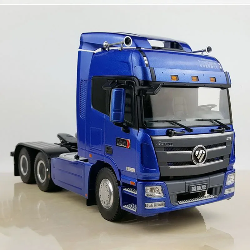 

Diecast 1:24 Scale Foton AUMAN GTL Alloy Truck Tractor Model Collection Souvenir Ornaments Display Vehicle Toys Gift