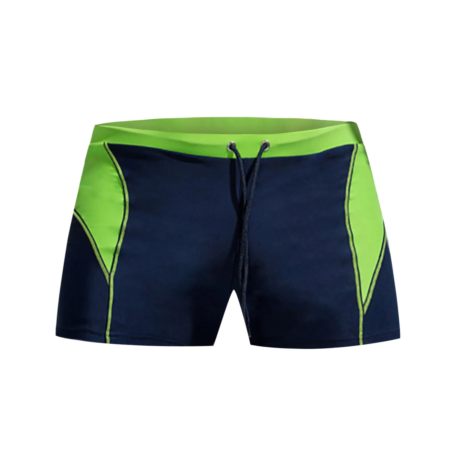 

Biquinis Feminino Men's flat angle fashion color matching trend quick drying swimming trunks Beachwear Baador Hombre Badpak