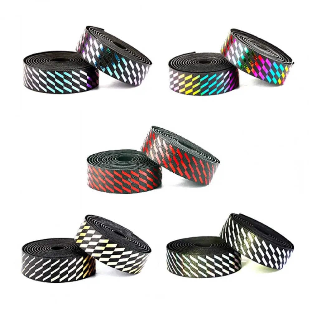 

2Pcs Anti-slip Road Bicycle Cycling Handlebar Tape Handle Belt with Bar Plugs