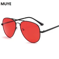 polit sunglasses mens brand designer metal frame male sun glasses fashion mirror coating uv400 2020 hipster