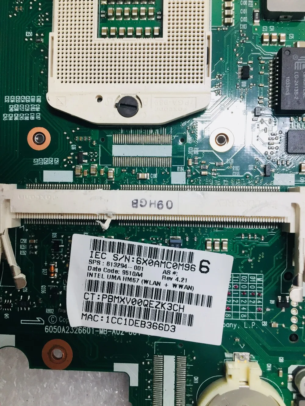 Материнская плата SHELI для HP 6450B 6550B 613294-001 | Компьютеры и офис