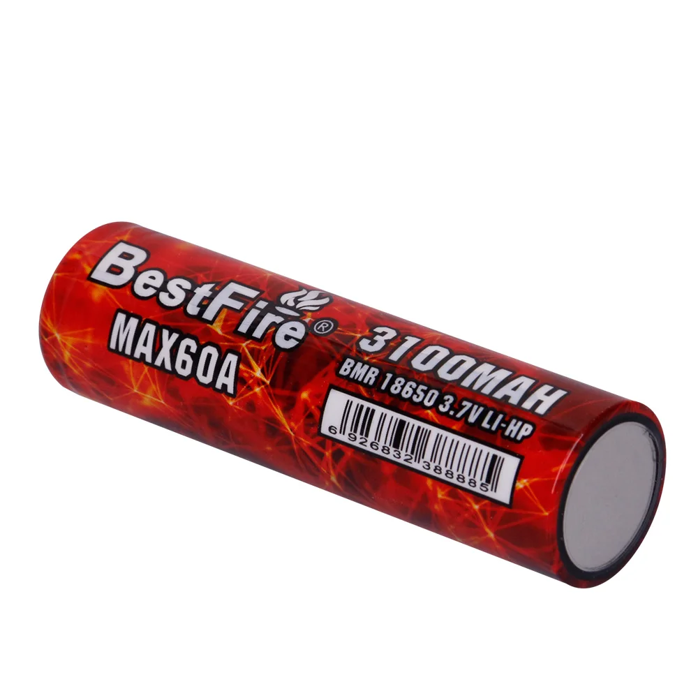 Батарея для вейпа BestFire 3 7 в 3100 мАч 60A 18650 литиевая батарея Vaper перезаряжаемая модов