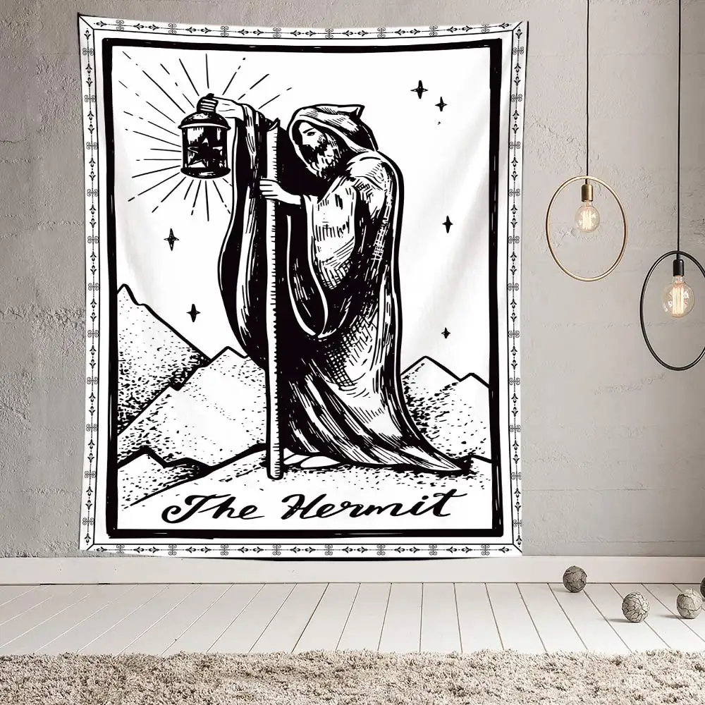 

Гобелен в стиле Таро карточка гобелен в стиле бохо настенное украшение таинственное гадания Witchcraft пляж эстетическое украшение комнаты