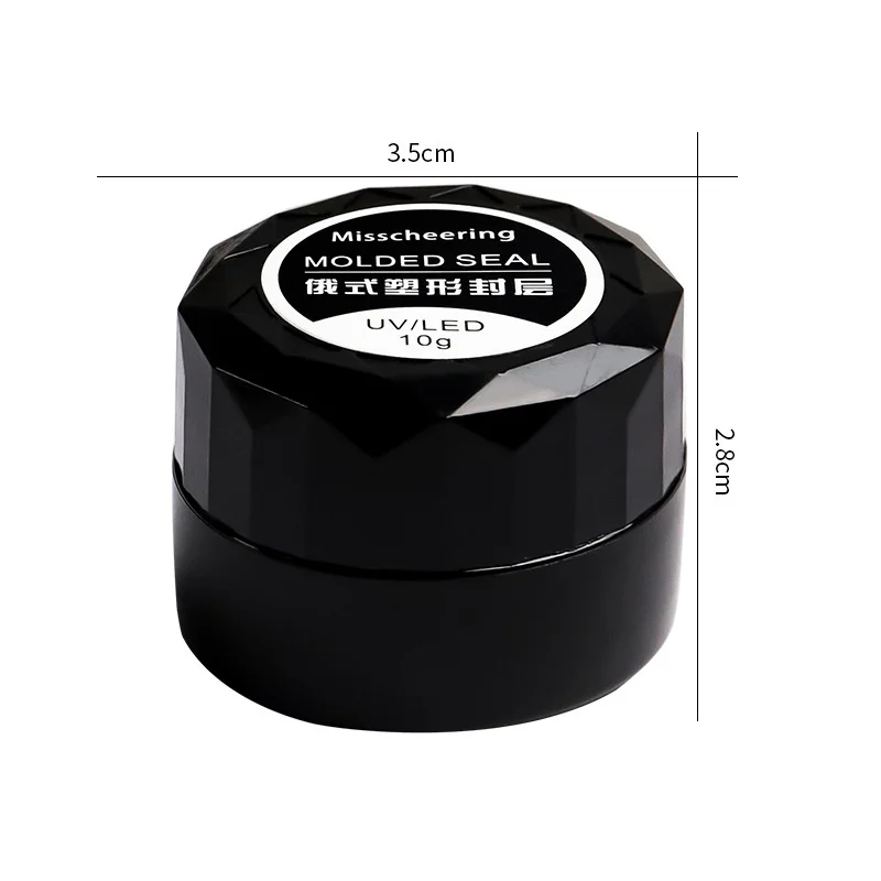 

Multi-function Nail Glue For Rhinestone Decorations No Wipe Top Coat Nail Gel
