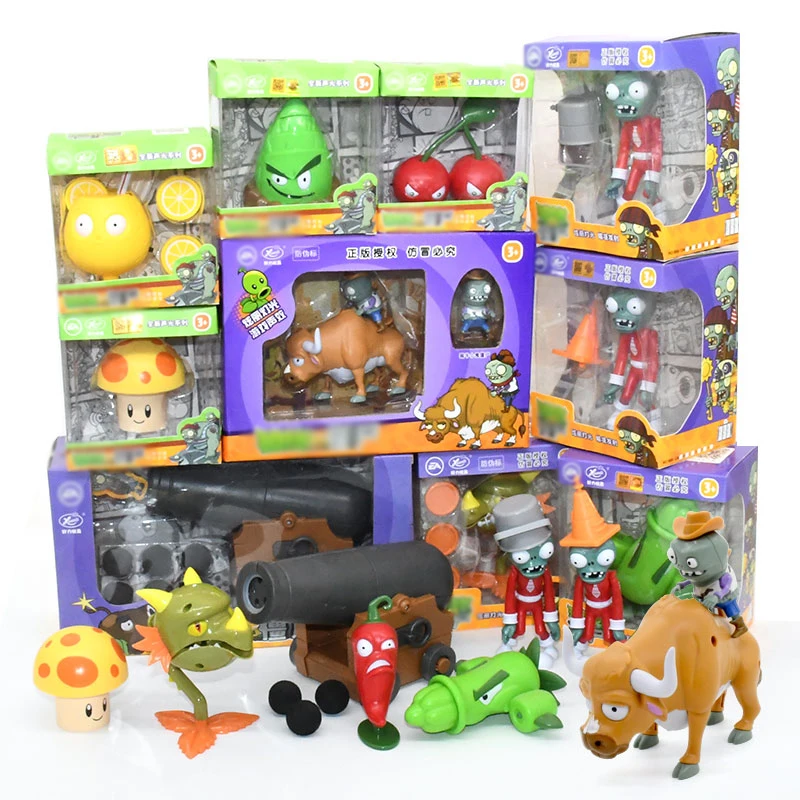 1 шт. Вишневое растение щит зомби экшн-фигурка светильник звуковая модель снежный