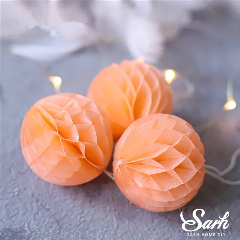 5 шт./компл. см сотовые шары бумажный цветочный фонарь украшение для свадебной