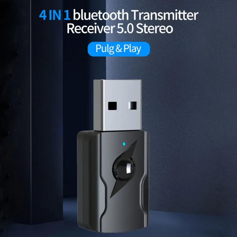 

Bluetooth5.0 Receiver Wireless Adapter 3.5mm AUX Bluetooth Transmitter