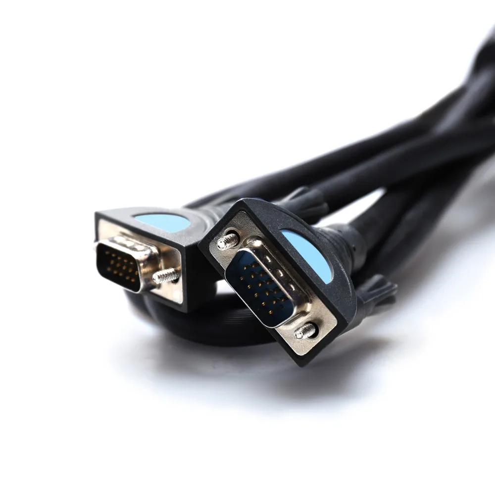 Кабель PCER VGA 3 9 фольги экранированный кабель в для HD ТВ ПК ноутбука приставки