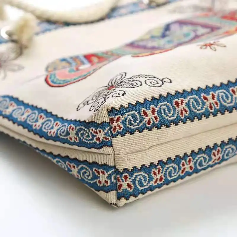 Многоразовая сумка-шоппер Холщовая Сумка-тоут с совой слоном сумка для хранения