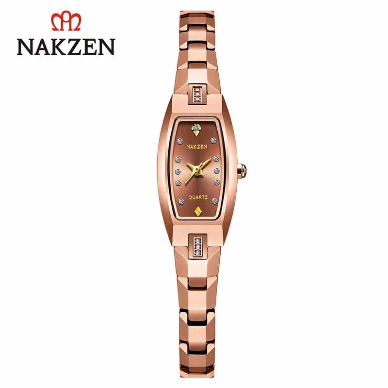 Часы наручные NAKZEN женские кварцевые роскошные брендовые деловые