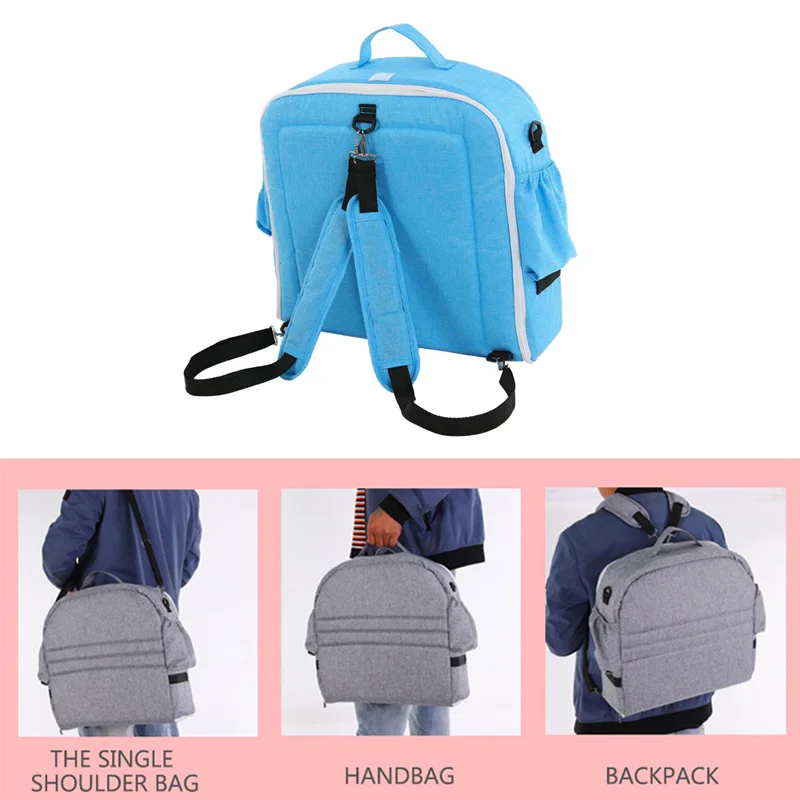 Складная кровать для младенцев 3 шт. дышащая мягкая складная корзина сна с