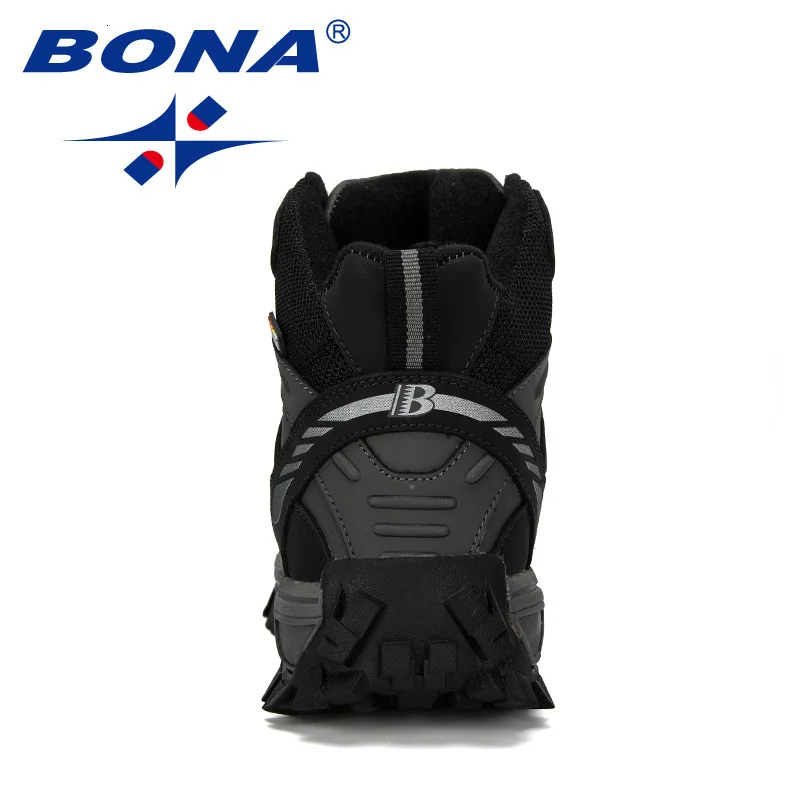 BONA/Новинка года; дизайнерская обувь из нубука; обувь для альпинизма, пустыни, альпинизма; мужские Ботильоны; походные ботинки; модная классическая обувь для треккинга