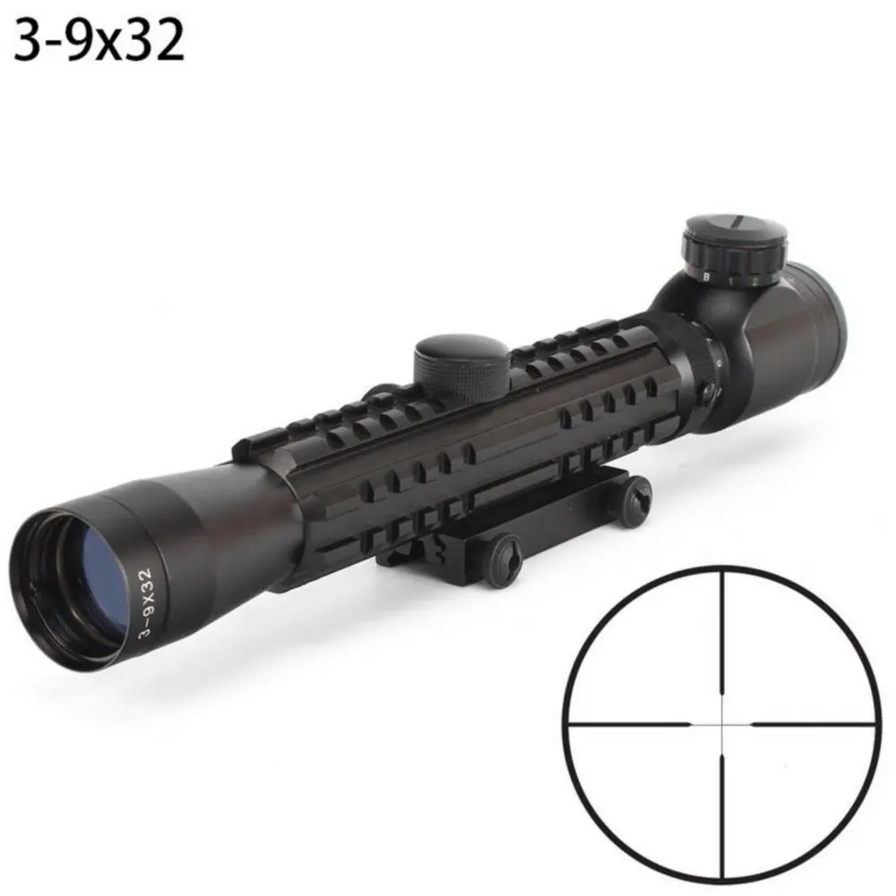 Ohhunt 3 9X32 Охотничья искусственная матовая полированная отделка тонкая подсветка