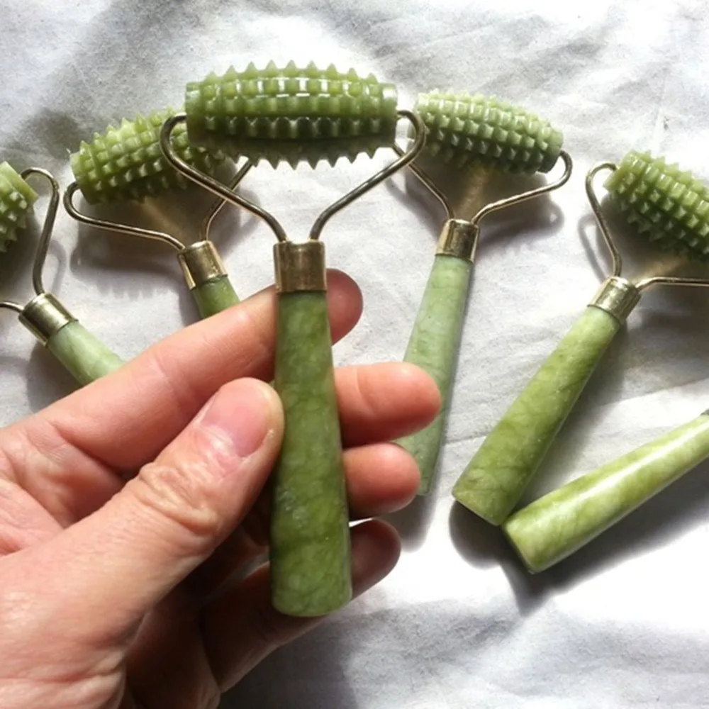 Портативный ручной нефрит для массажа роликовый массаж ног шеи плеч