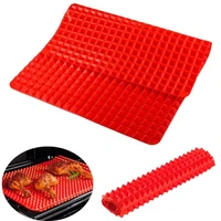 silicone insulation mat silicone bbq microwave oven barbecue mat chicken plate silicone bbq mat