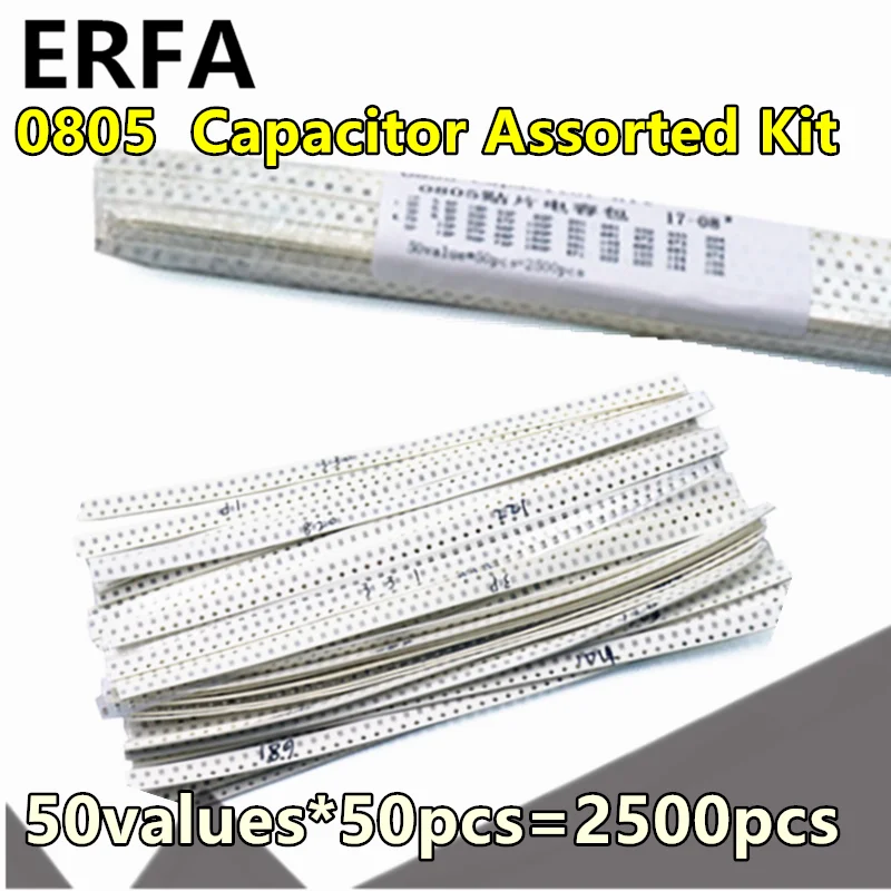 50 значений * 50 шт. = 2500 шт. 0805 SMD керамический конденсатор, набор образцов чипа 1 пФ ~ 10 мкФ 10 В ~ 50 в
50 значений * 50 шт. = 2500 шт. 0805 SMD керамический конденсатор, набор образцов чипа 1 пФ ~ 10 мкФ 10 В ~ 50 в